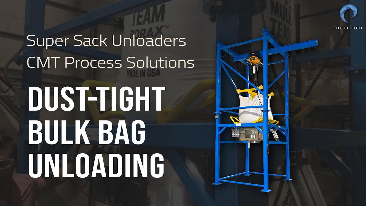 Bulk Bag Unloading with Dust Containment Technology for Dry Bulk Solids