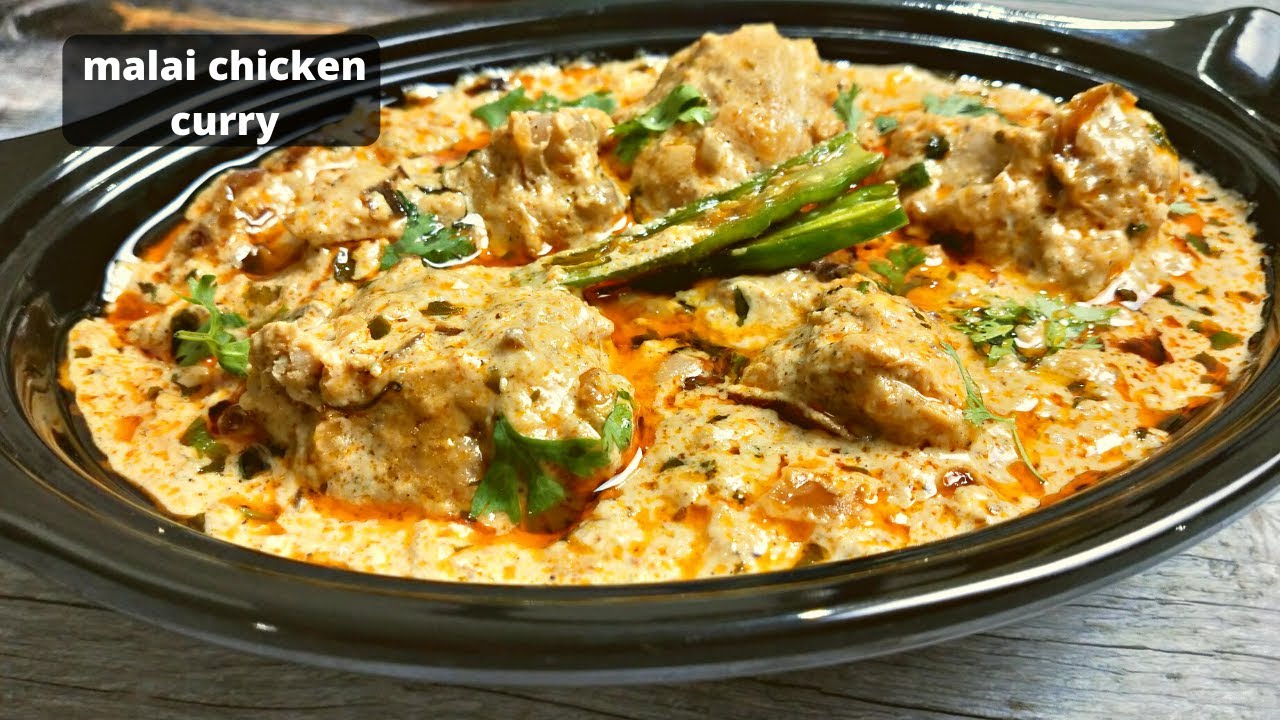 Creamy Chicken Curry – Chicken Malai Curry – Murgh Malai Curry – FoodieFriend