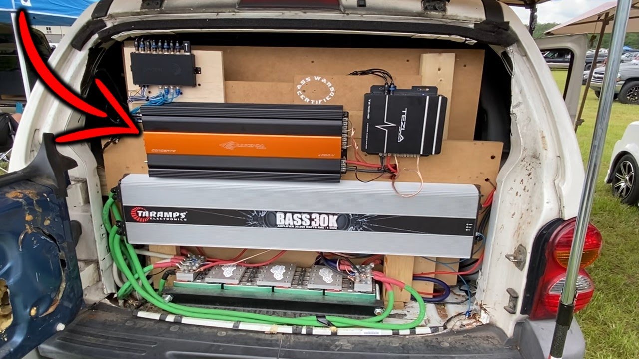 TARAMPS BASS 30,000 WATT AMP GOING FULL TILT!