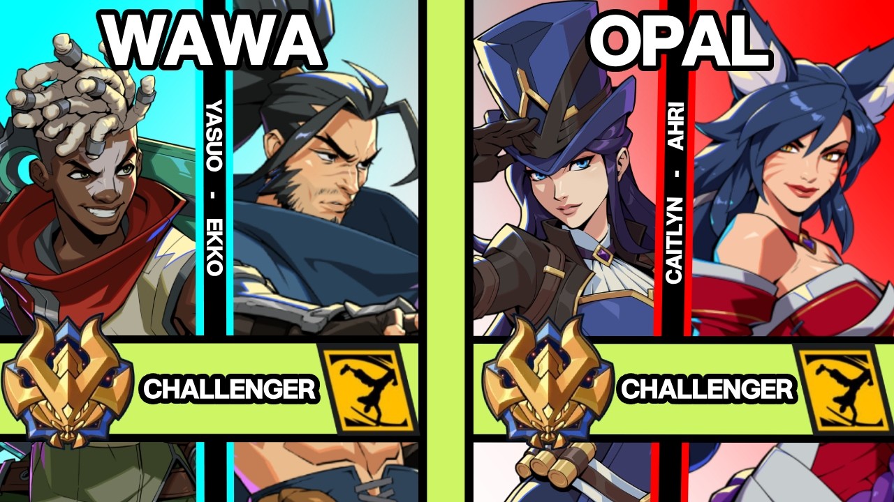 2XKO ▰ WAWA (Yasuo-Ekko) vs OPAL (Caitlyn-Ahri) ▰ 2XKO Pro Replays