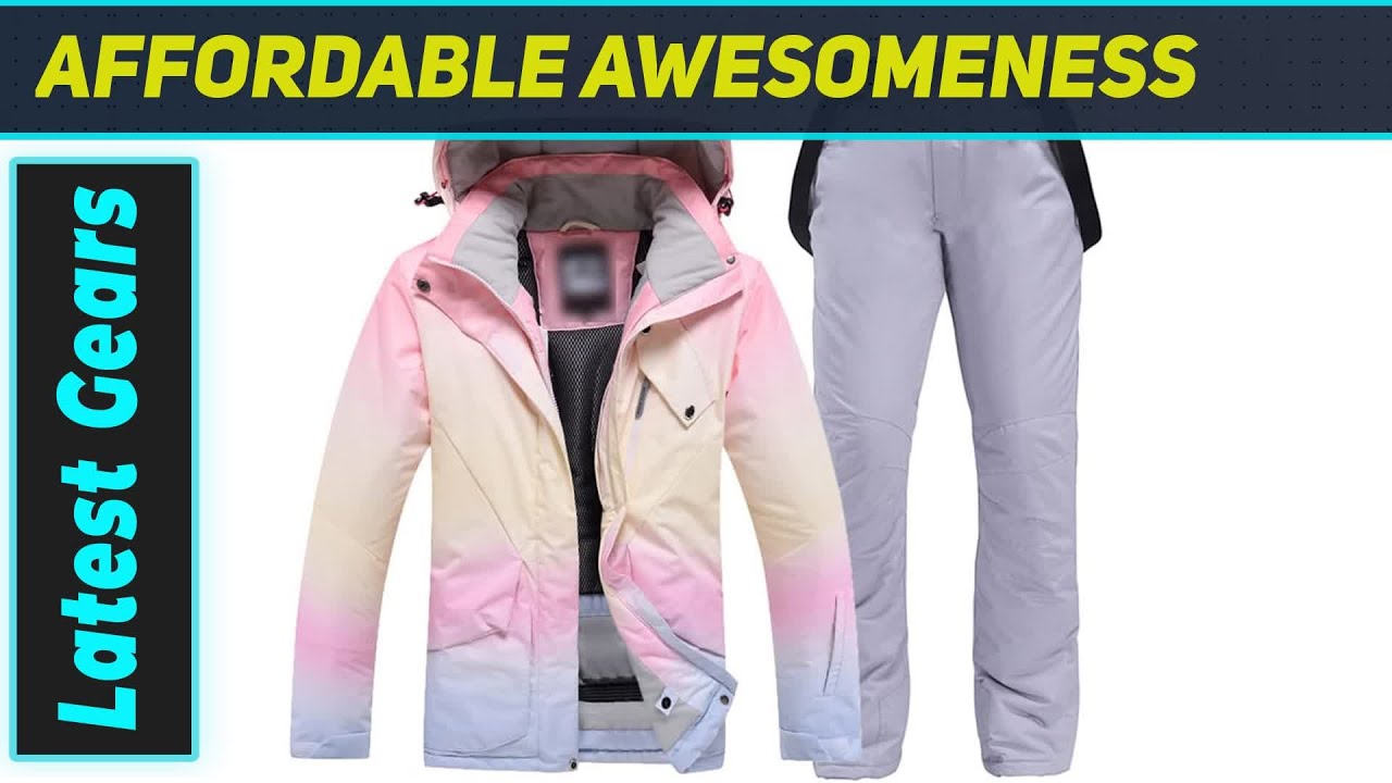 Fashion Color Matching Ski Suit: Unbeatable Snow Performance!