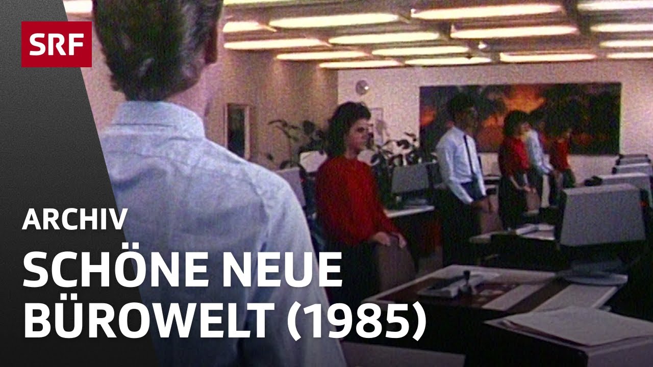 Der Computer im Büroalltag (1985) | Berufe im Wandel der Zeit | SRF Archiv