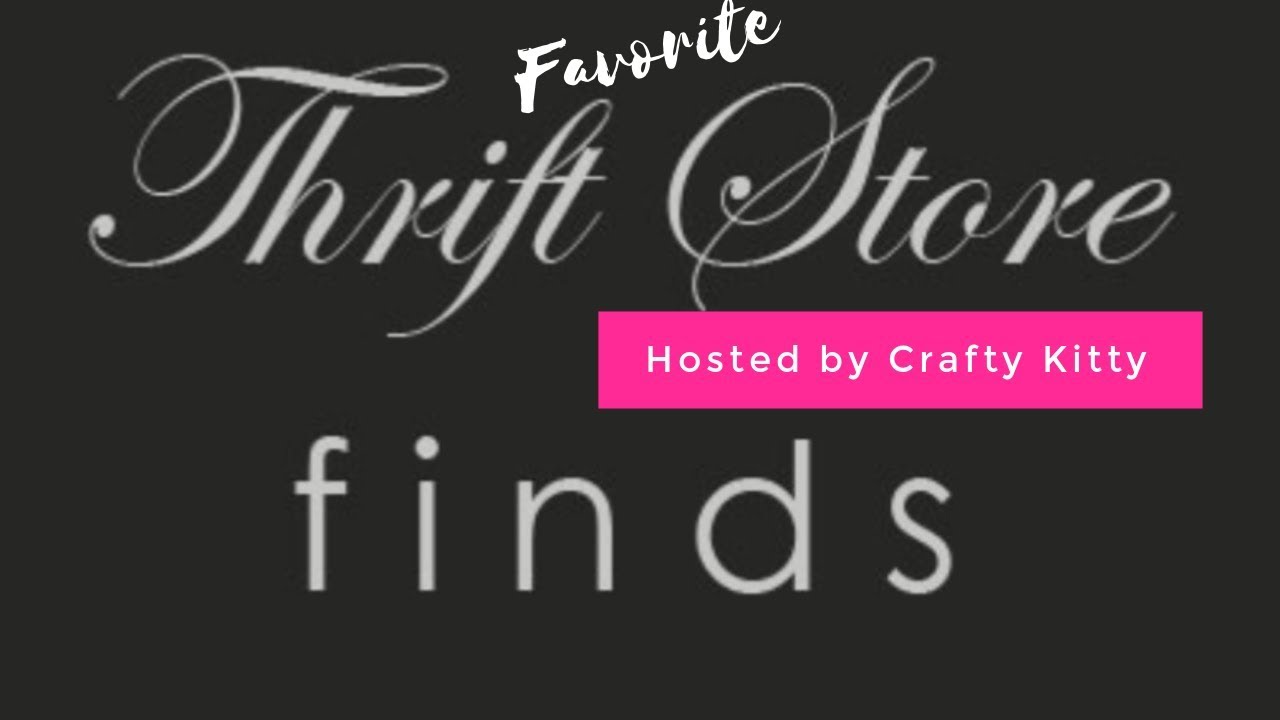 DECORATING ON A BUDGET | Favourite Thrift Store Find Collab! Hosted by Crafty Kitty🐈