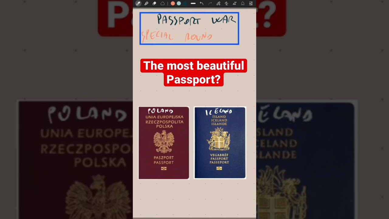 The most beautiful passport? Poland vs Iceland 