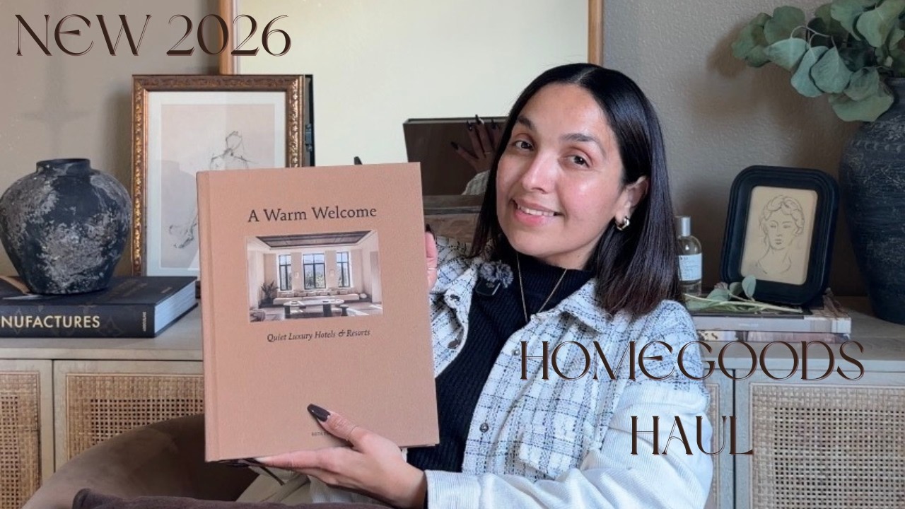 **NEW 2026** HOME GOODS HAUL || HUSBAND'S HOME OFFICE || RENTER FRIENDLY || EARTHY || ORGANIC ||