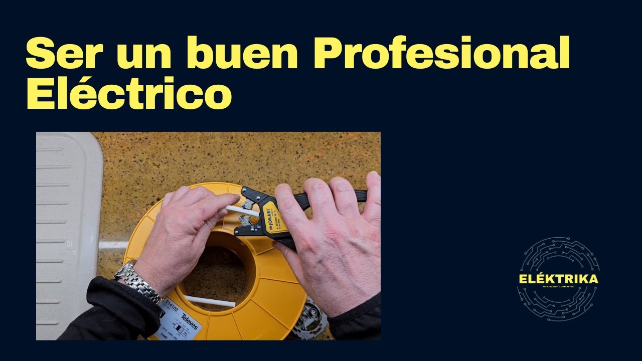 Ser un buen Profesional Eléctrico