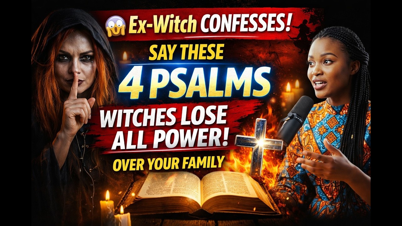 😱 Ex-Witch CONFESSES: Say THESE 4 Psalms & Witches LOSE All Power Over Your Family ✝️🔥
