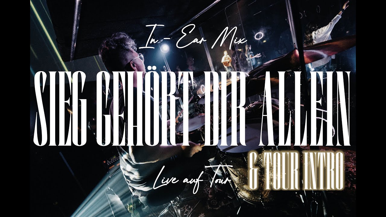 Der Sieg gehört Dir allein & Tour Intro | Outbreakband live auf Tour | Drum Playthrough | In-Ear Mix