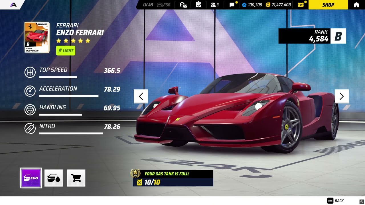 Ferrari Enzo Light EVO Tuning Test on 4 Tracks | Asphalt Legends