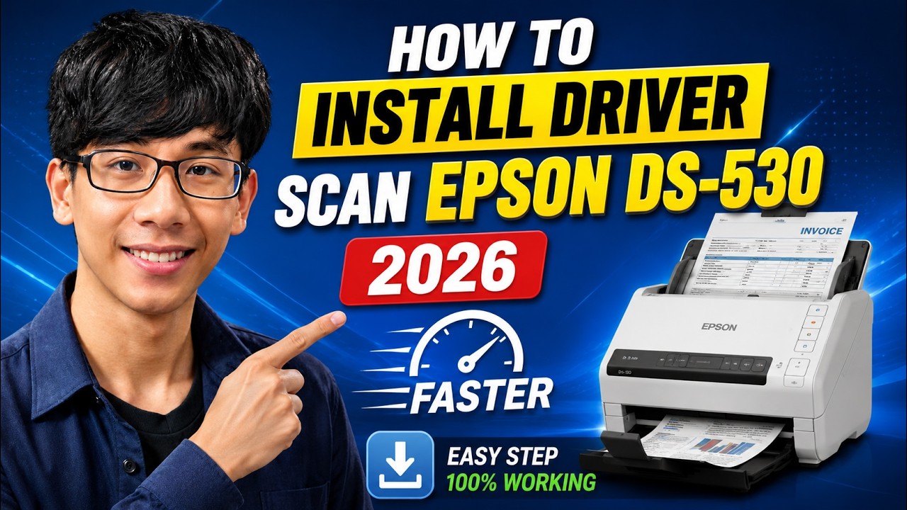 How To Install Drive Scan Epson DS-530