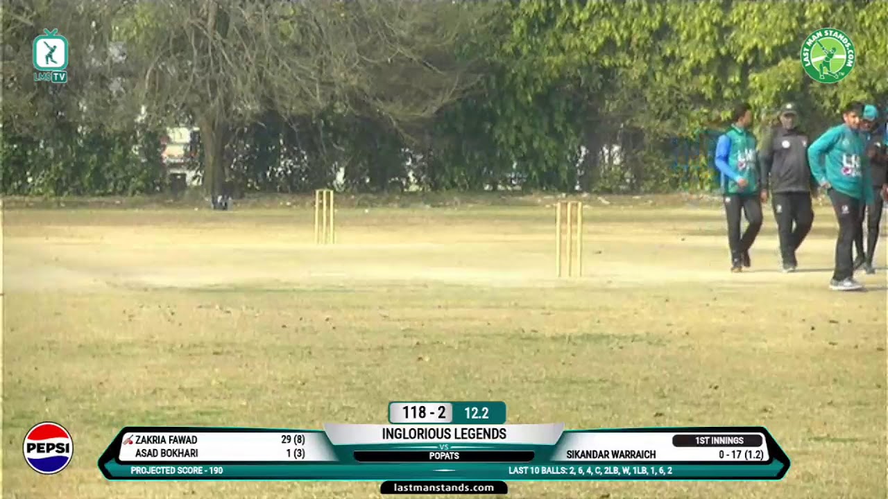 Inglorious Legends vs Popats | Lahore | Pakistan