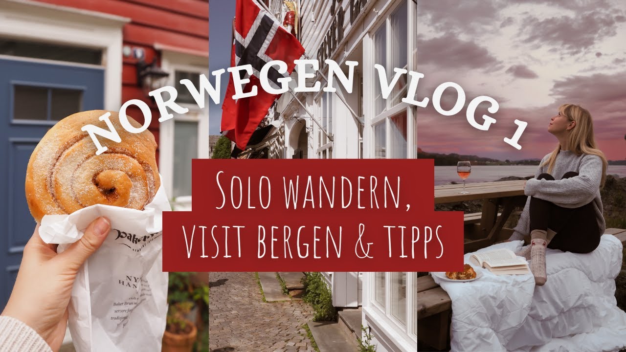 NORWEGEN VLOG 1 // Einkaufen wie die Norweger, ein Tag in BERGEN & SOLO WANDERABENTEUER