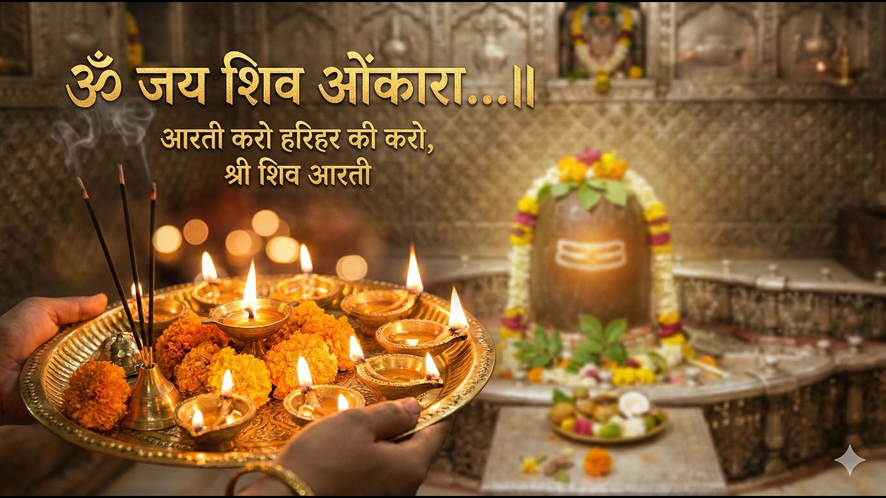 ॐ जय शिव ओंकारा | आरती करो हरिहर की | सम्पूर्ण शिव आरती | Om Jai Shiv Omkara Aarti #bholenath #shiva