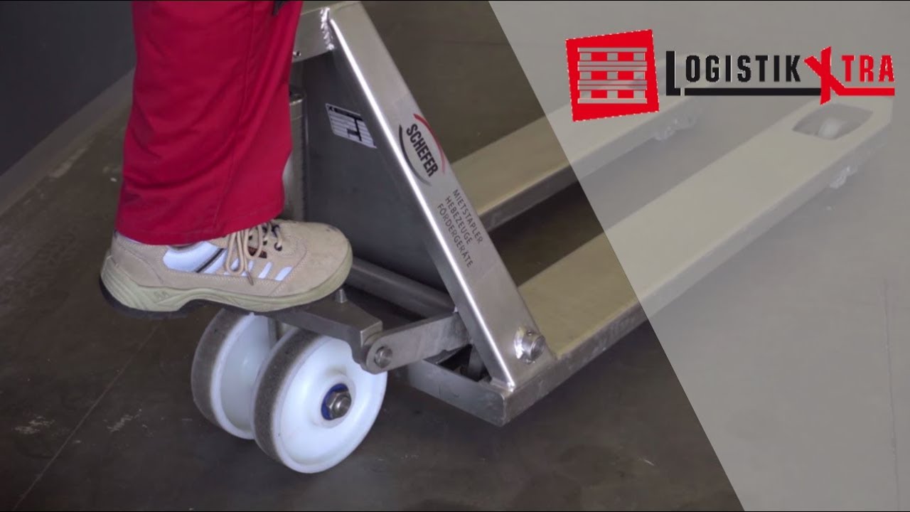 Gabelhubwagen Edelstahl - Logistik Xtra