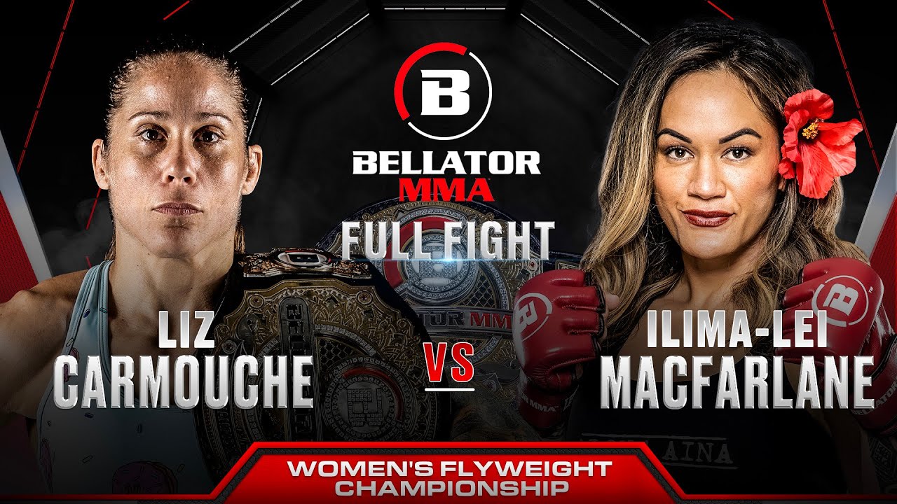 Liz Carmouche vs Ilima Lei-MacFarlane  (Women's Flyweight Title Bout) | Bellator 300 Full Fight