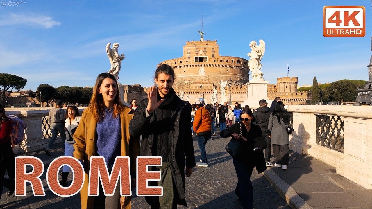 A Calm Winter Day in Rome | Navona to St. Peter’s Walking Tour | Jan 2026 | 4K