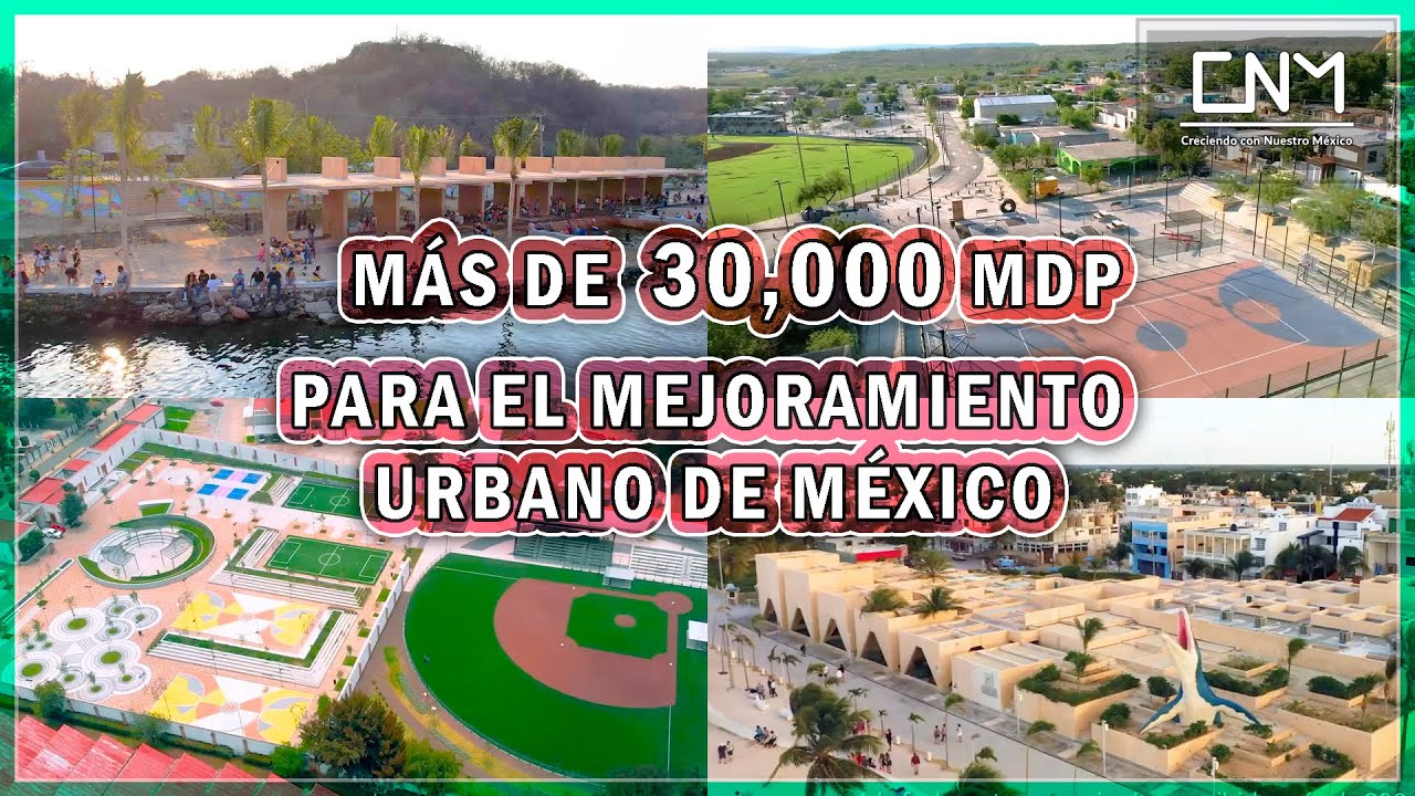 Más de 1,000 obras concluidas con el programa de mejoramiento urbano en todo el país en casi 6 años