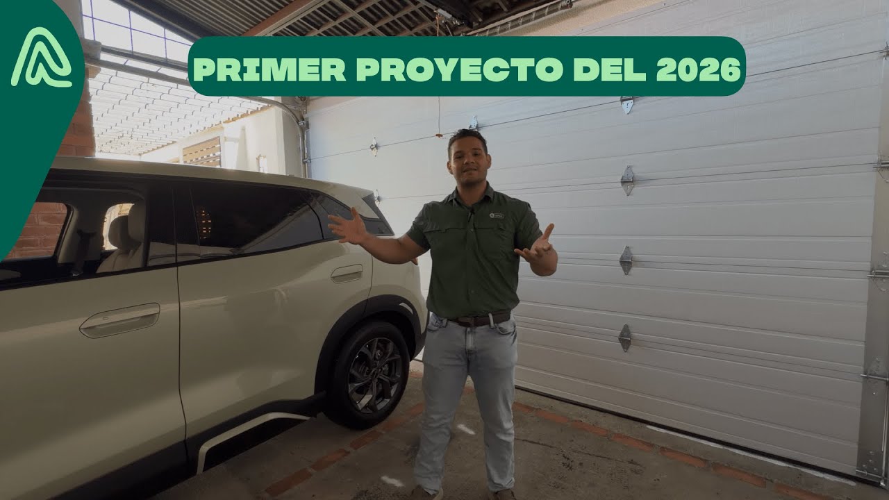 Primero proyecto del 2026 - Portones secciónales con motor con respaldo con baterías
