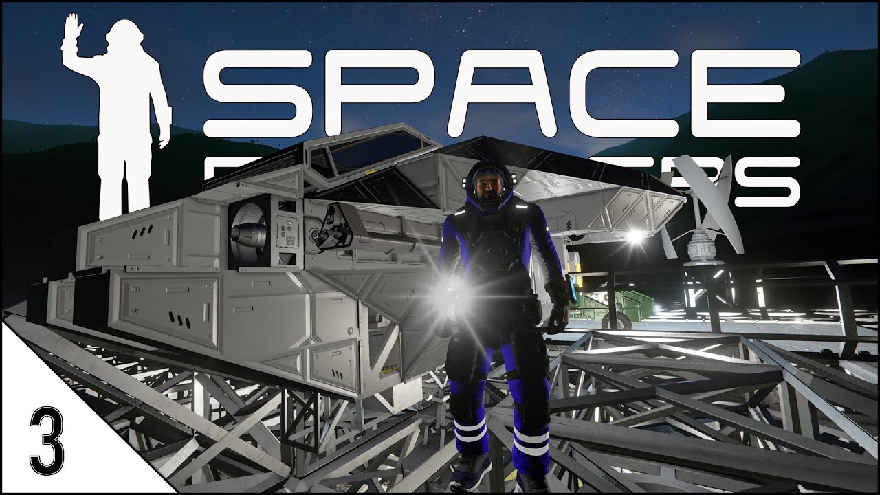 Building our First FLYING SHIP! | Space Engineers Survival 2025 | Episode 3