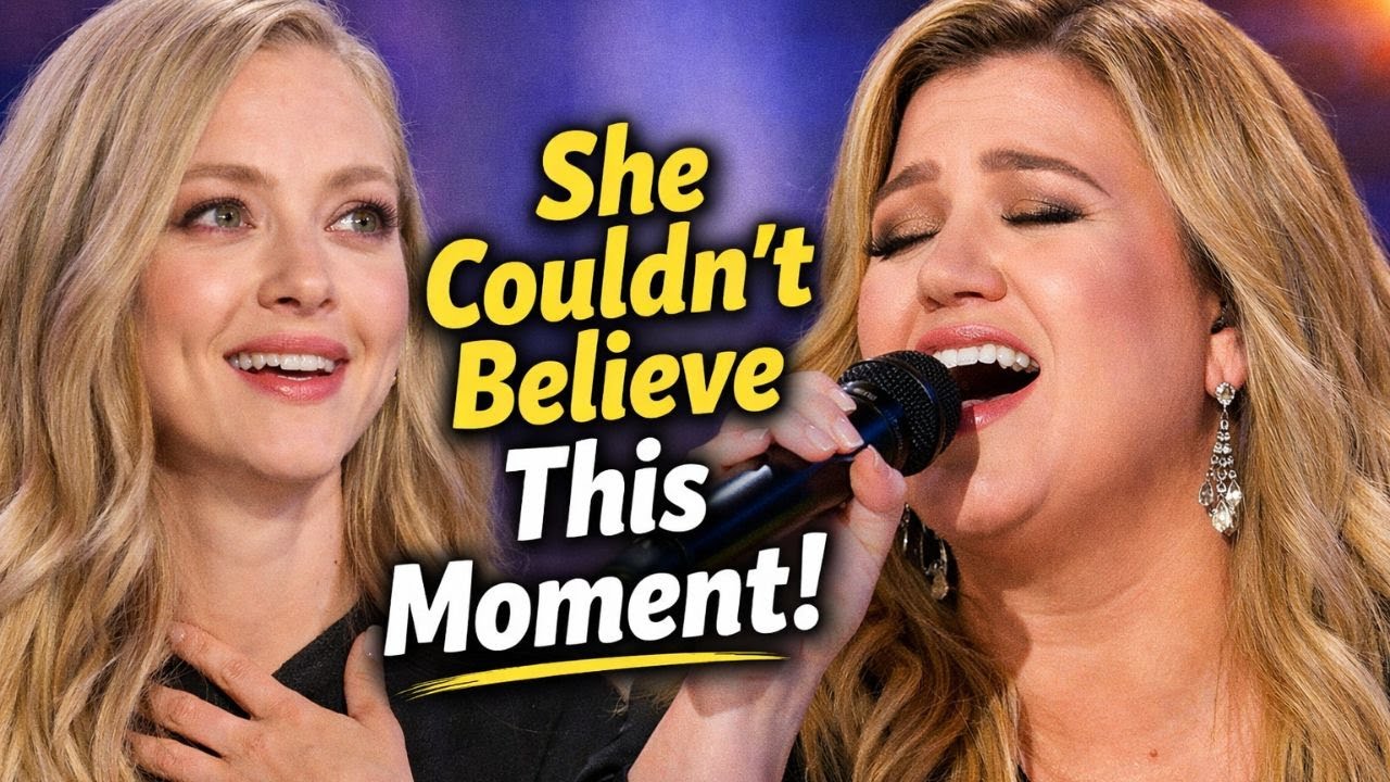 Amanda Seyfried and Kelly Clarkson Sing “Beautiful Disaster” in Emotional Live Duet#relatable