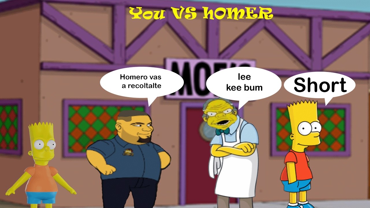 Moe Massacre? You Vs Homer Gameplay