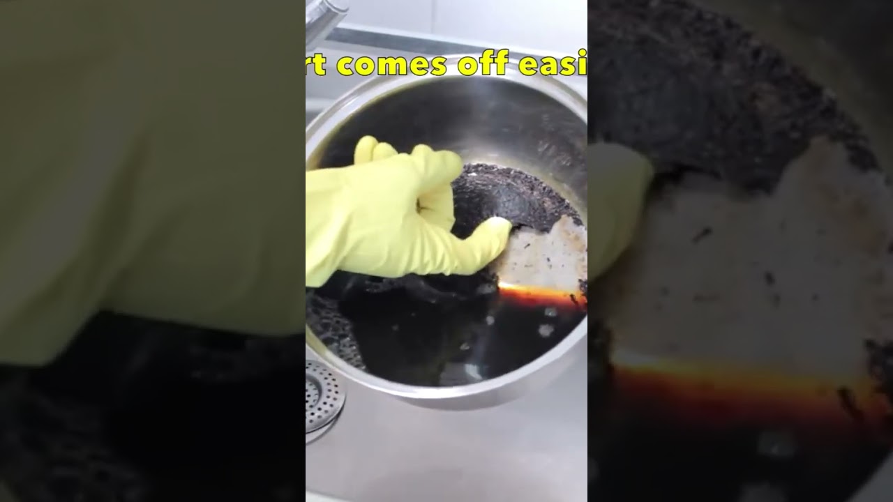 Is your pot or pan badly burnt? Don&rsquo;t panic! Here is a quick fix