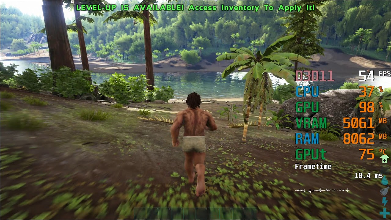 GeForce RTX 2060 -- Intel Core i5-9400F -- ARK Survival Evolved FPS Test