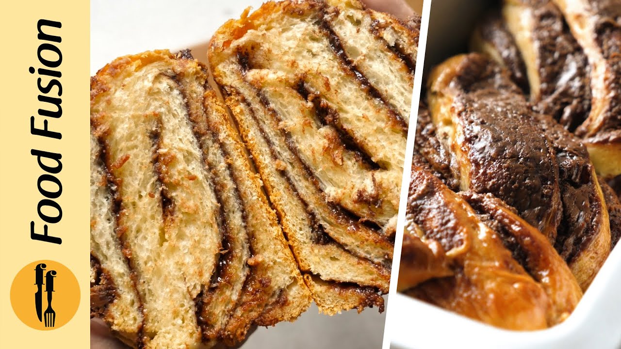 Nutella Babka Bread Recipe By Food Fusion