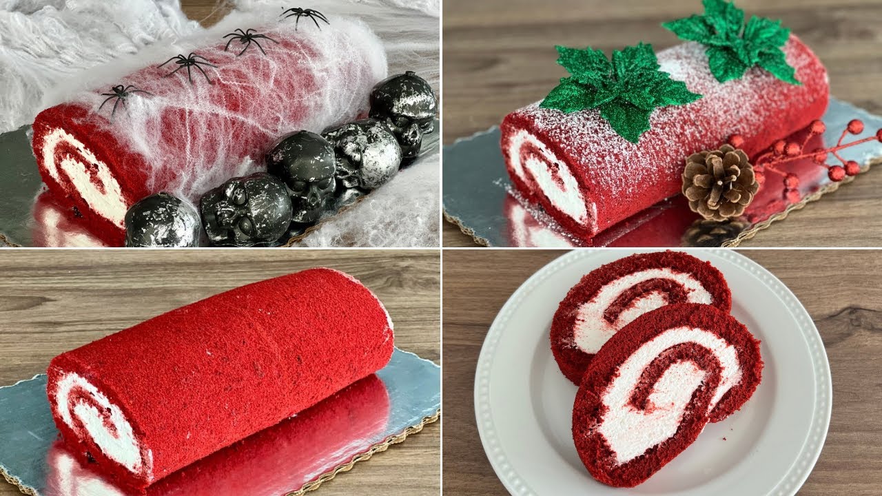 ROLLO O BRAZO GITANO RED VELVET con queso crema | PARA TODA CELEBRACION | POSTRES CON IXCHEL