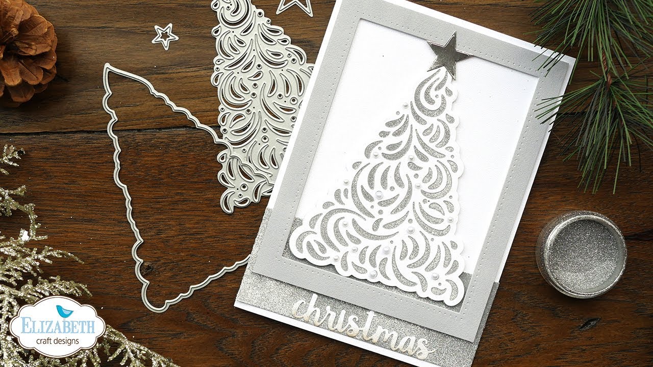 Elegant Christmas Tree Card | Technique Friday with Els