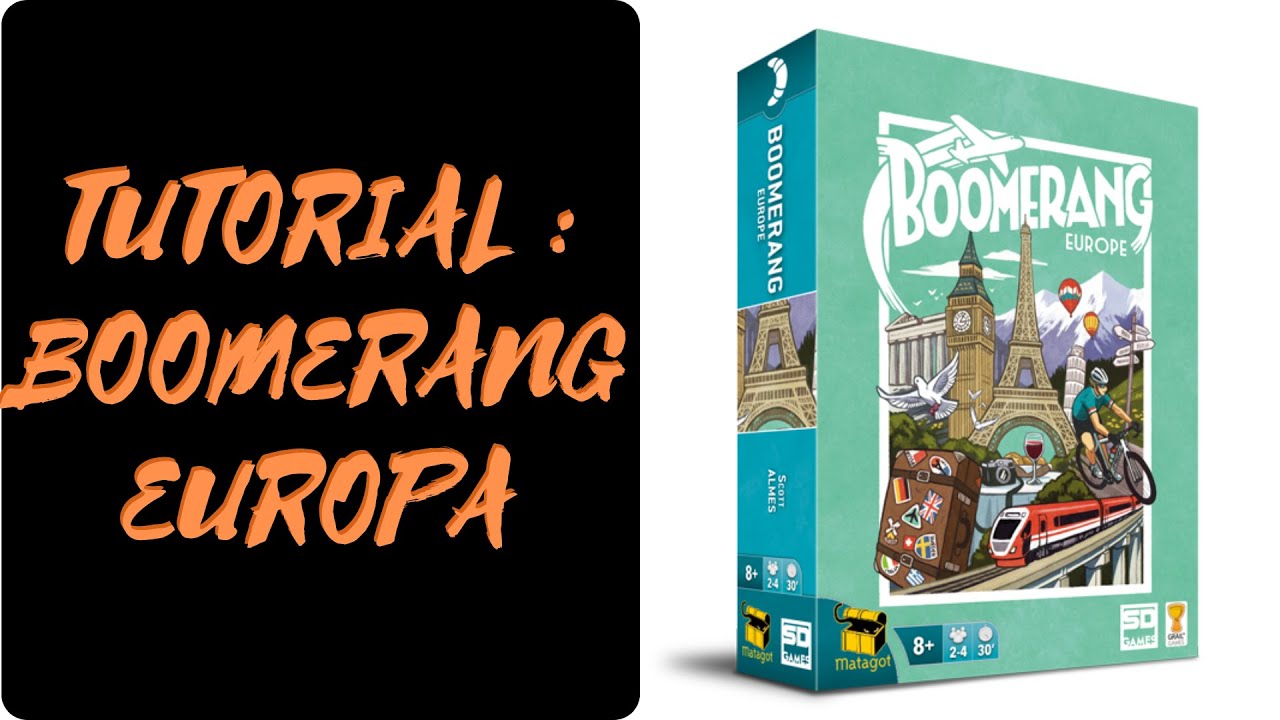 BOOMERANG Europa : Como se juega [ES] (Reglas-tutorial-instrucciones-preparación de la partida)