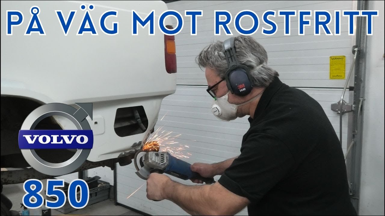 Rosten minskar på Volvo 850. Lite uppdatering på processen i rostjakten.