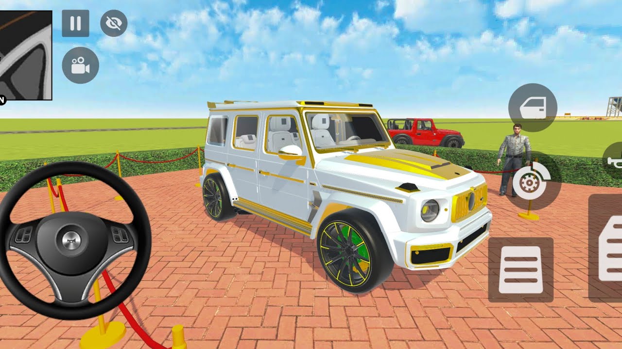 Car Bike Game: Franklin ordered an G Wagon and drives a new Modified Indian Police JEEP in the game