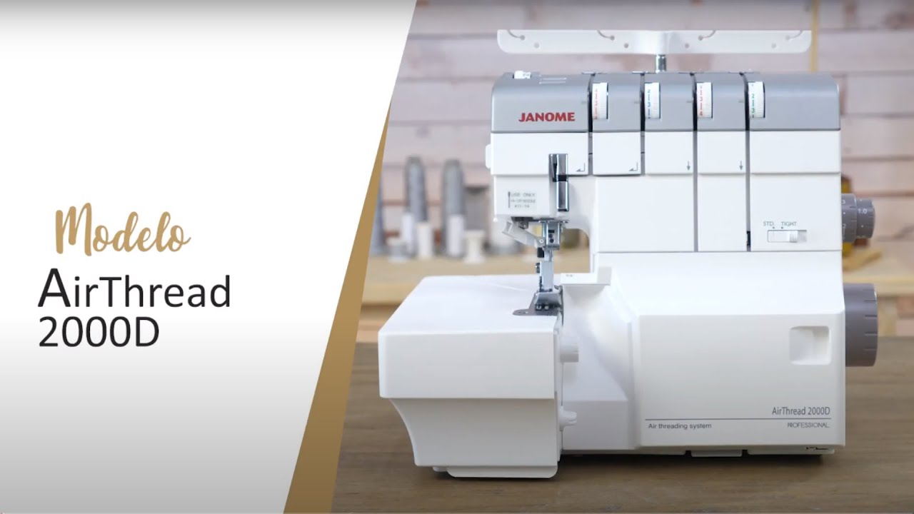 Cómo usar tu Janome Overlock AirThread 2000D