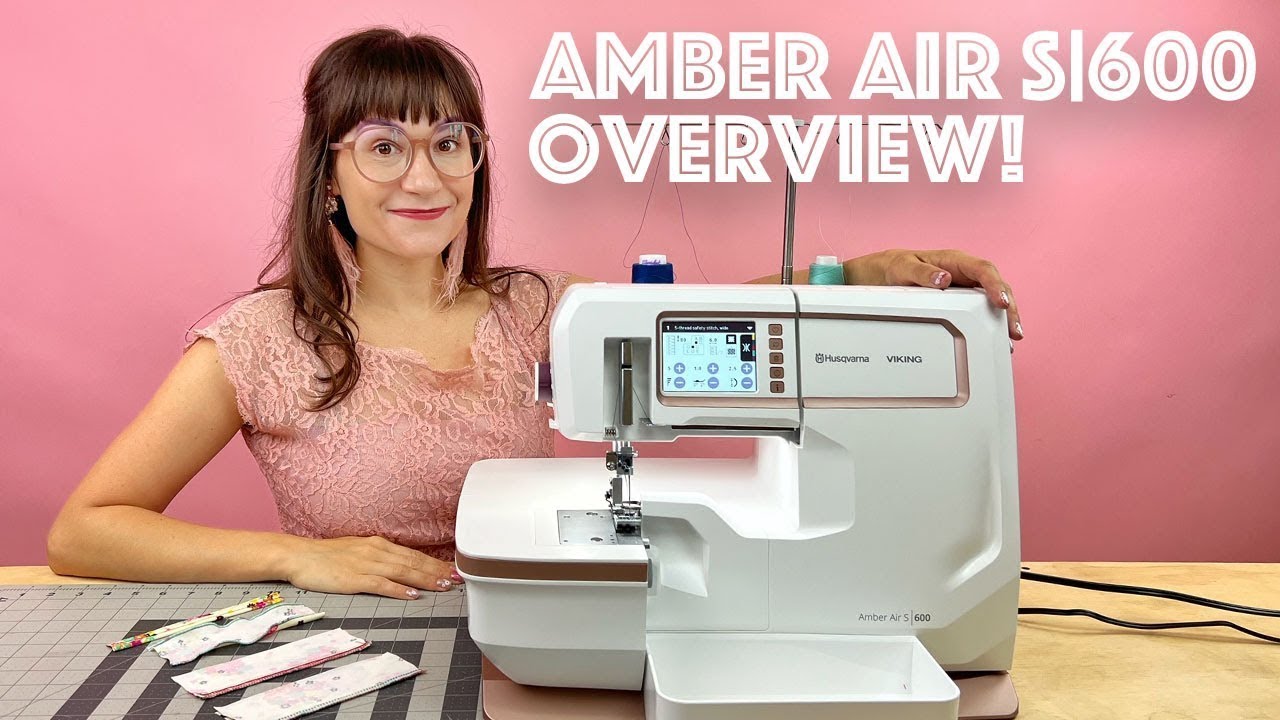 The BEST Serger of 2022 | The HUSQVARNA VIKING Amber Air S|600 Unboxing & Overview | Sew Anastasia