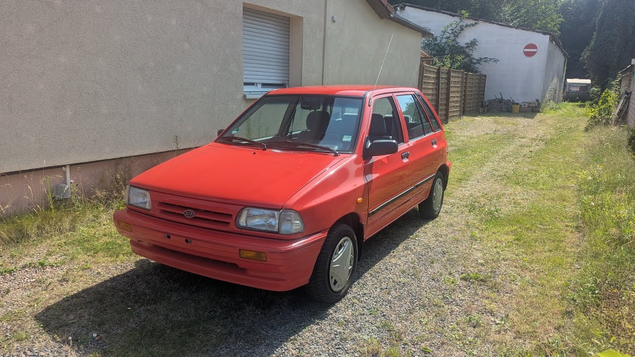Kia Pride 1.3 5 Türer schöner Youngtimer 56000km Verkauf Rundumsicht 