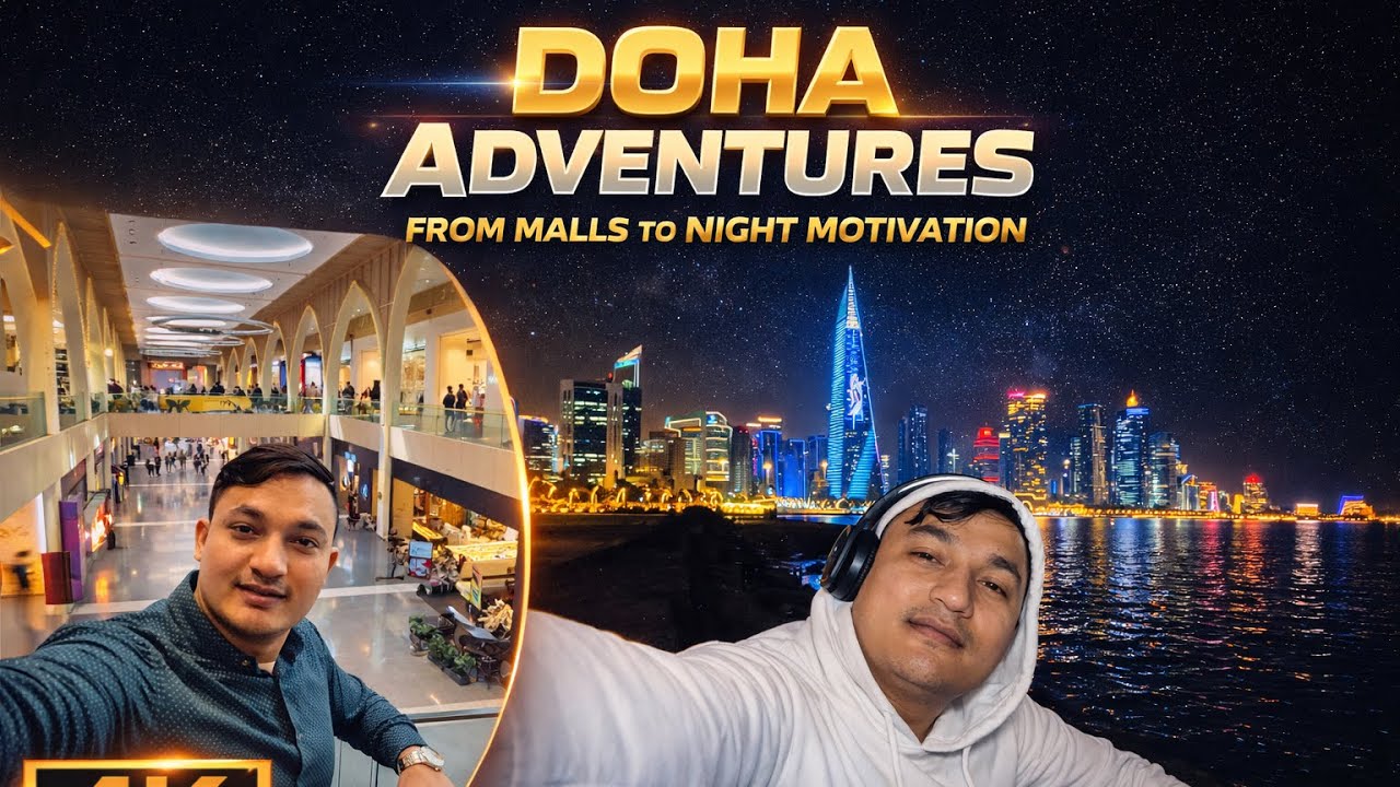 Day 40 of 365 Days | No Excuses Lifestyle – Double Duty & Evening Fitness at Doha Corniche.!
