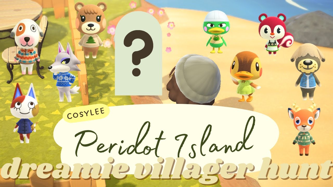first dreamie hunt on peridot + a surprise at the end ? | #ACNH