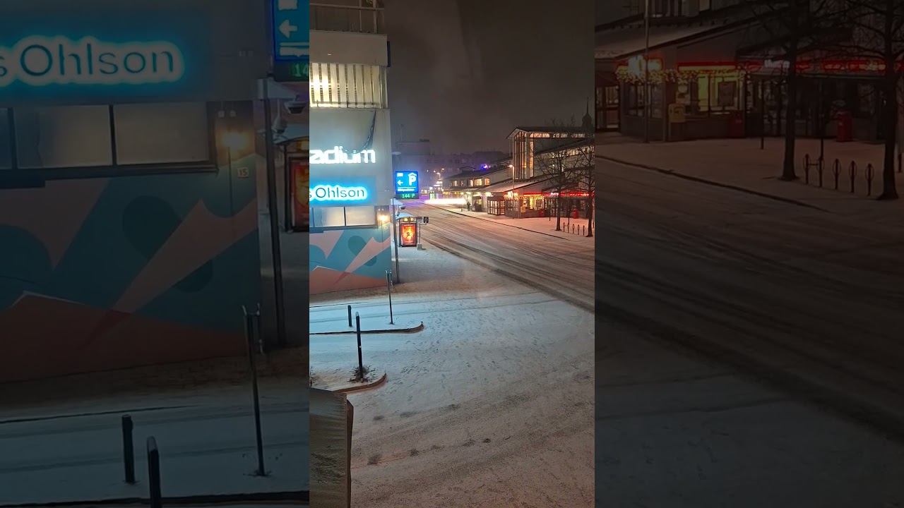 #östersund #sverige #cisza #spokojny #miasto #bye #tur #desember2025 #hotellöstersund#jämtland