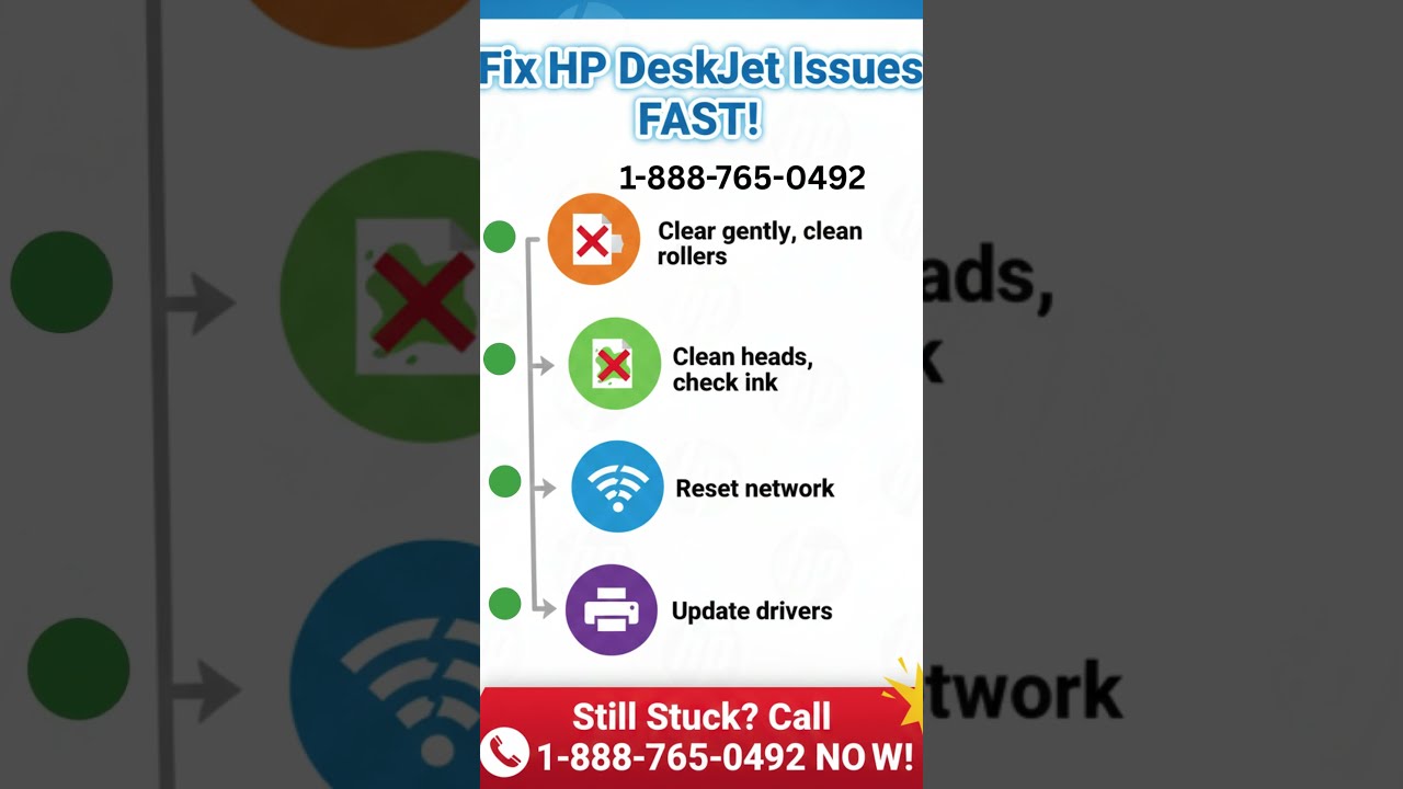 HP DeskJet Not Printing? Fix It NOW! | 5 Quick Steps to Solve HP Printer Issues