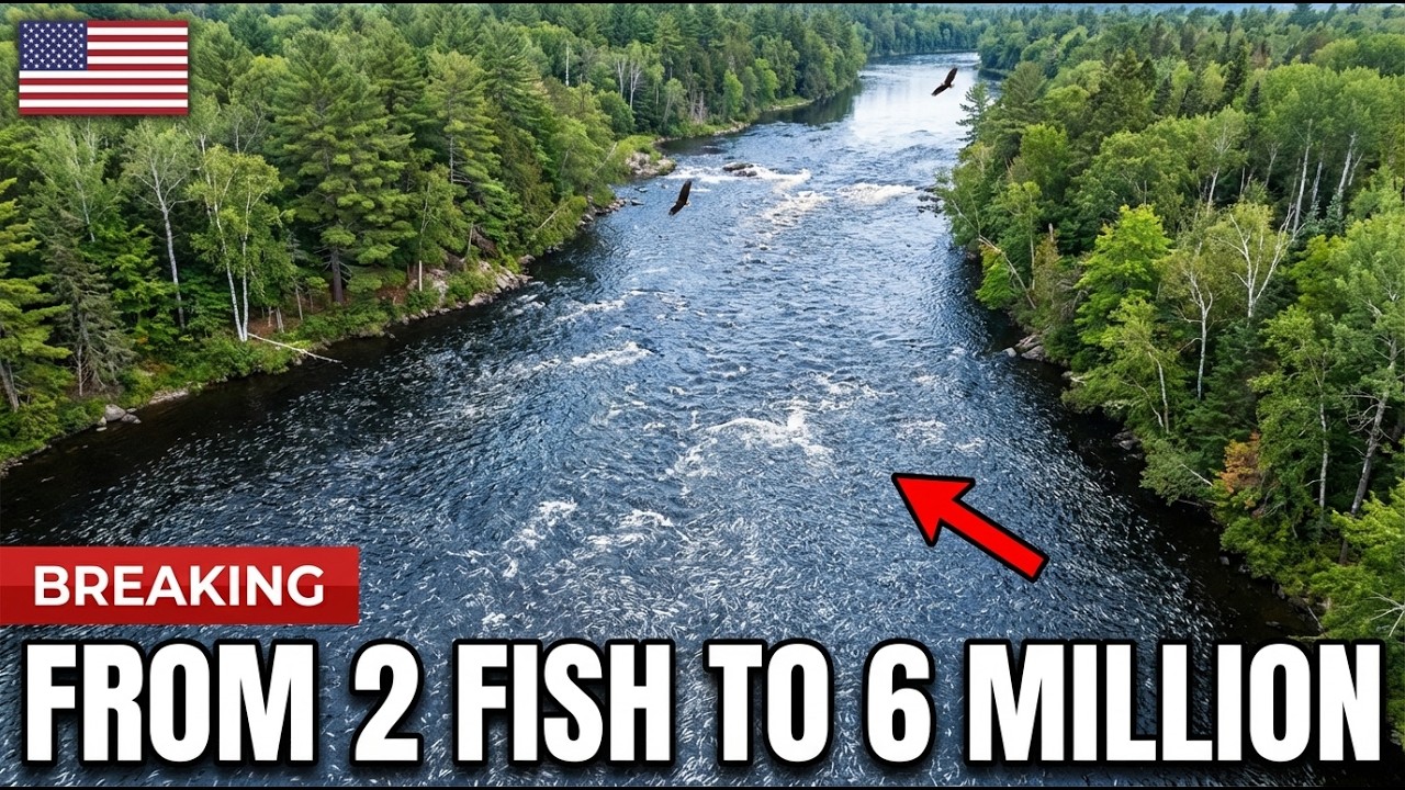 Maine Had Only 2 Fish Left — They Demolished 2 Dams and 6 Million Came Back