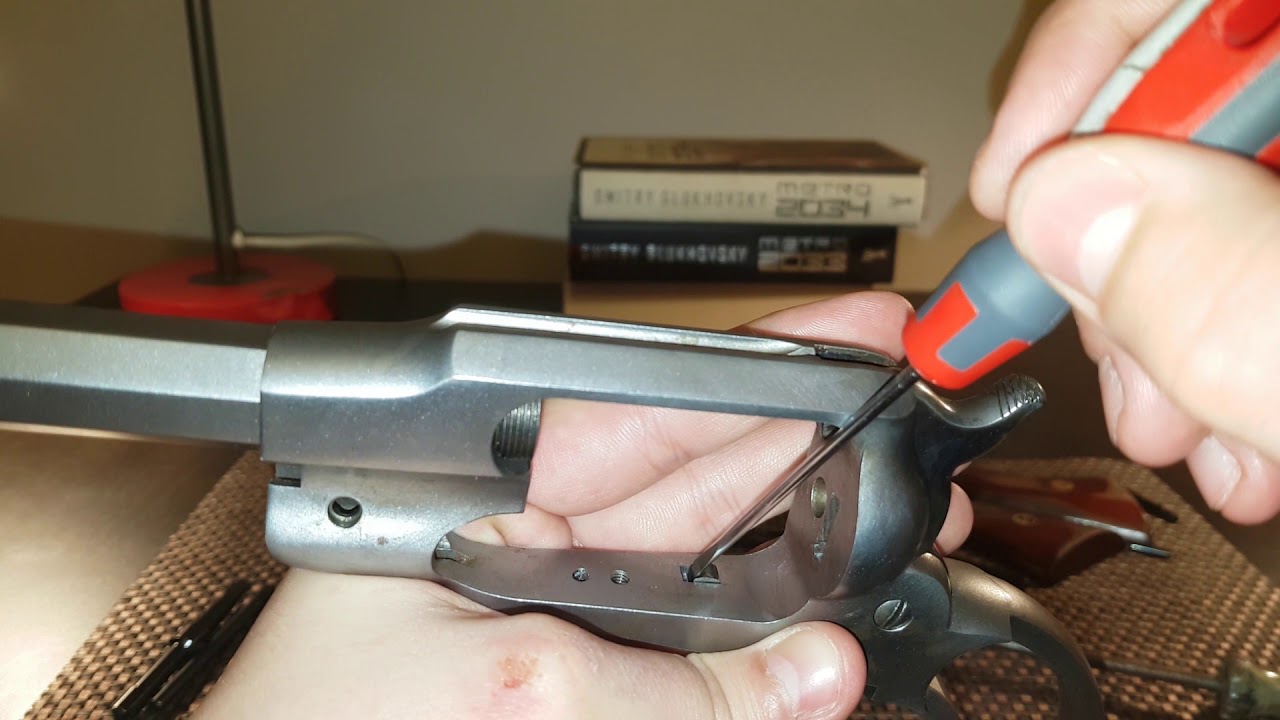 #PORADNIK 3# Jak rozkręcić rewolwer Remington 1858