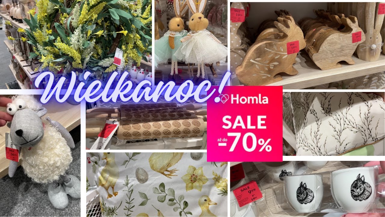 HOMLA / WYPRZEDAŻ / WIELKANOC/  WIEŃCE ZAJĄCE OWCE / TANIO I PIĘKNIE