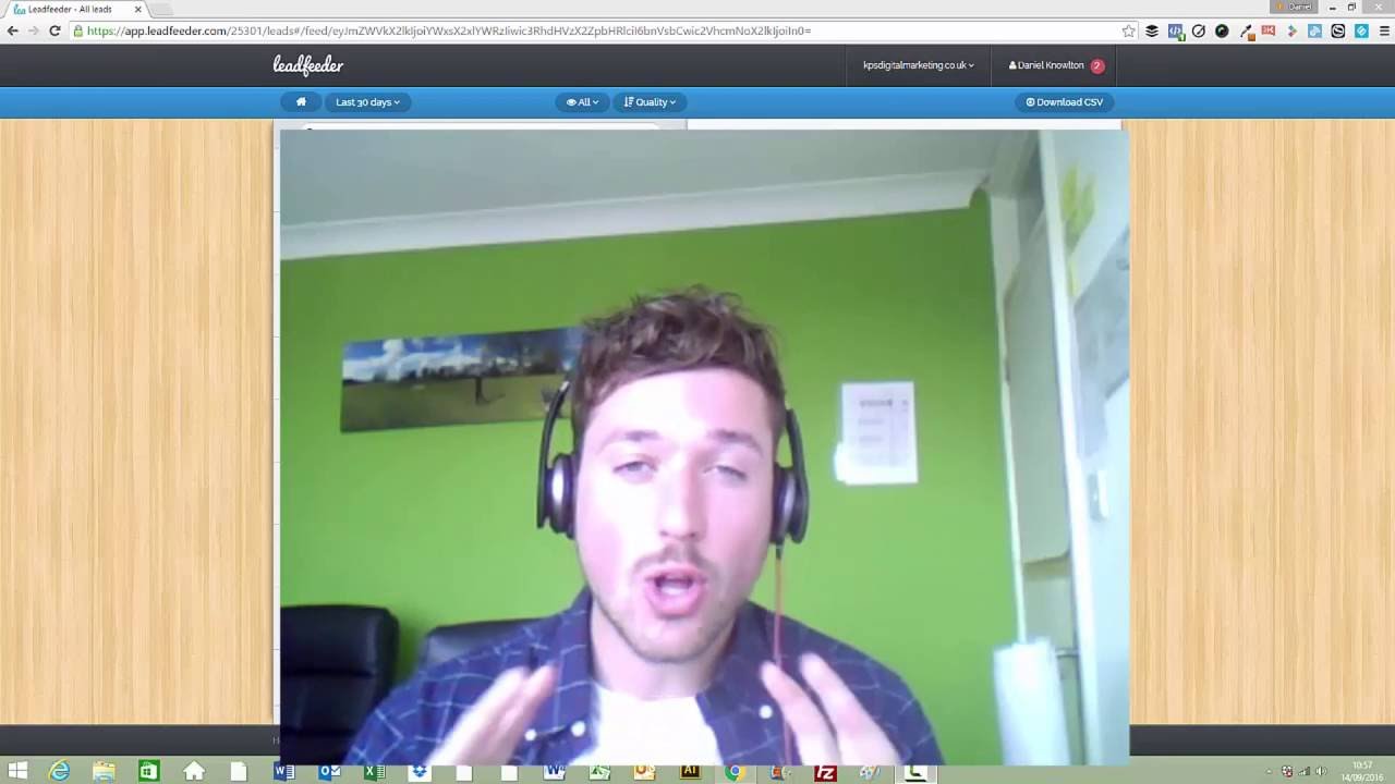 How to take online leads forward &ndash; Dan Knowlton. Webinar 14th September 2016