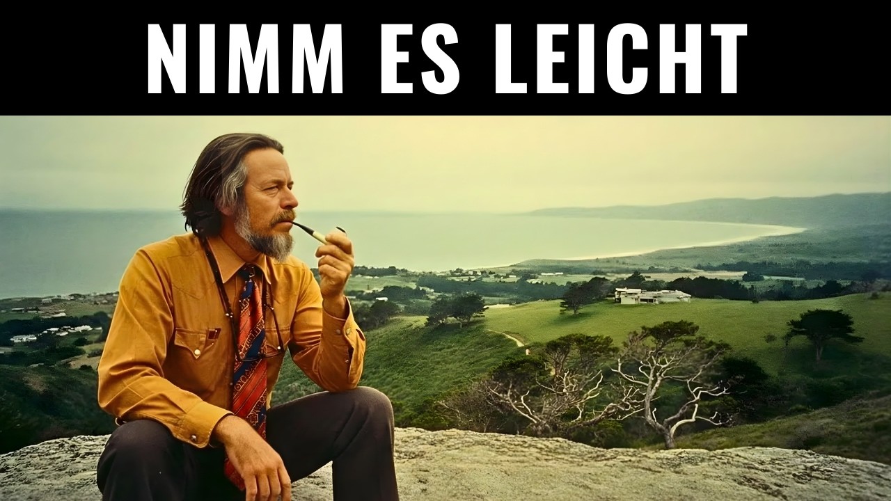 Du Nimmst Das Leben Zu Ernst — Und Genau Das Macht Dich Unglücklich | Alan Watts