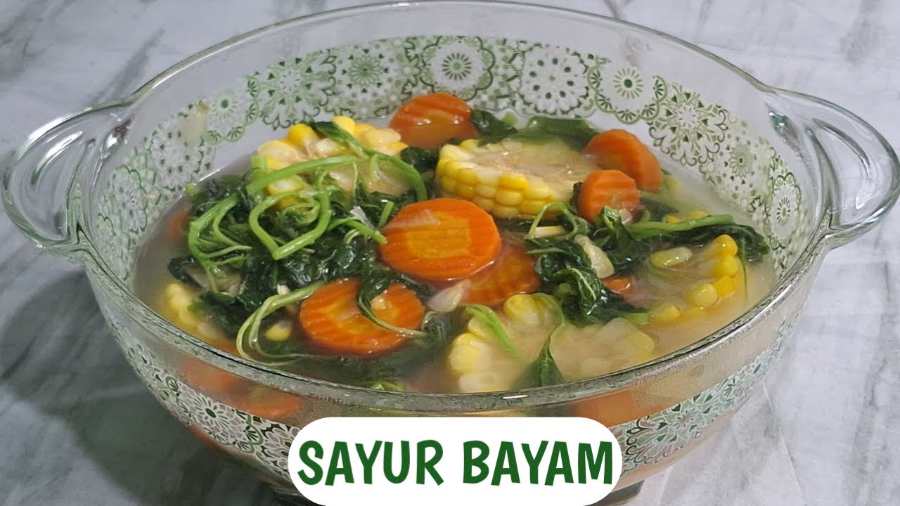 MEMASAK SAYUR BAYAM ala DAPUR AMIH