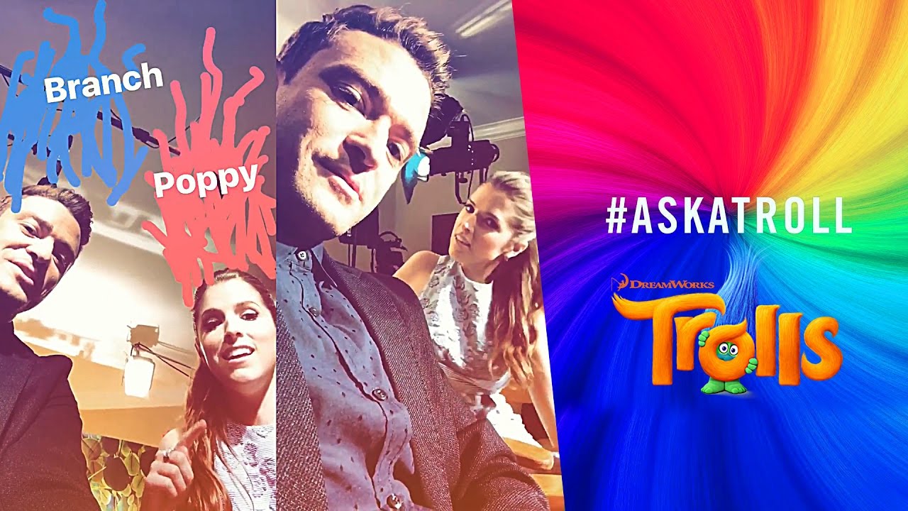 Anna Kendrick & Justin Timberlake answer #AskATroll Questions - Instagram Story