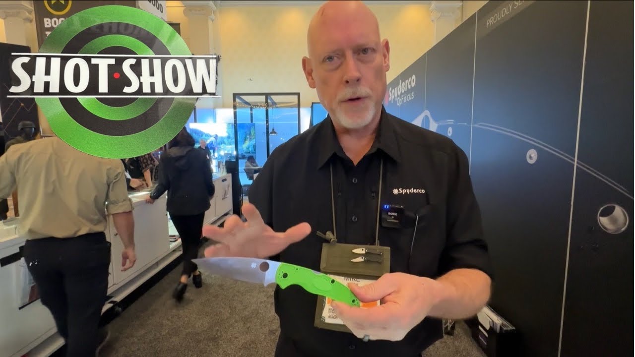 Spyderco knives  Shot Show 2024  New Salt series knives and more !