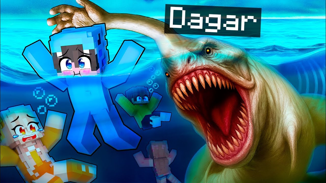 Me Convertí en MONSTRUO MARINO MANO para Trollear a Mis Amigos en Minecraft!