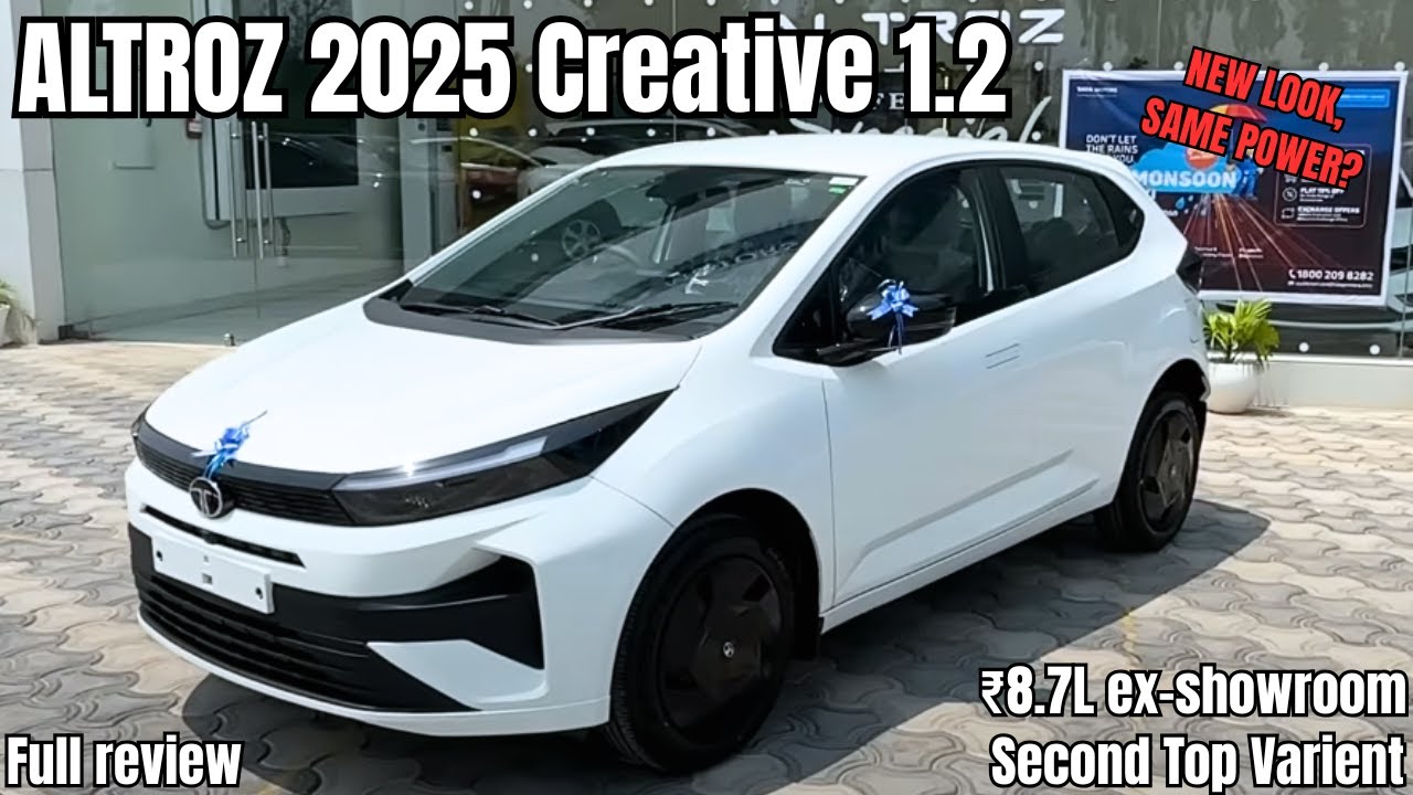 Tata Altroz 2025 Facelift Second Top Creative Model New Look! Full Review 🚗🔥